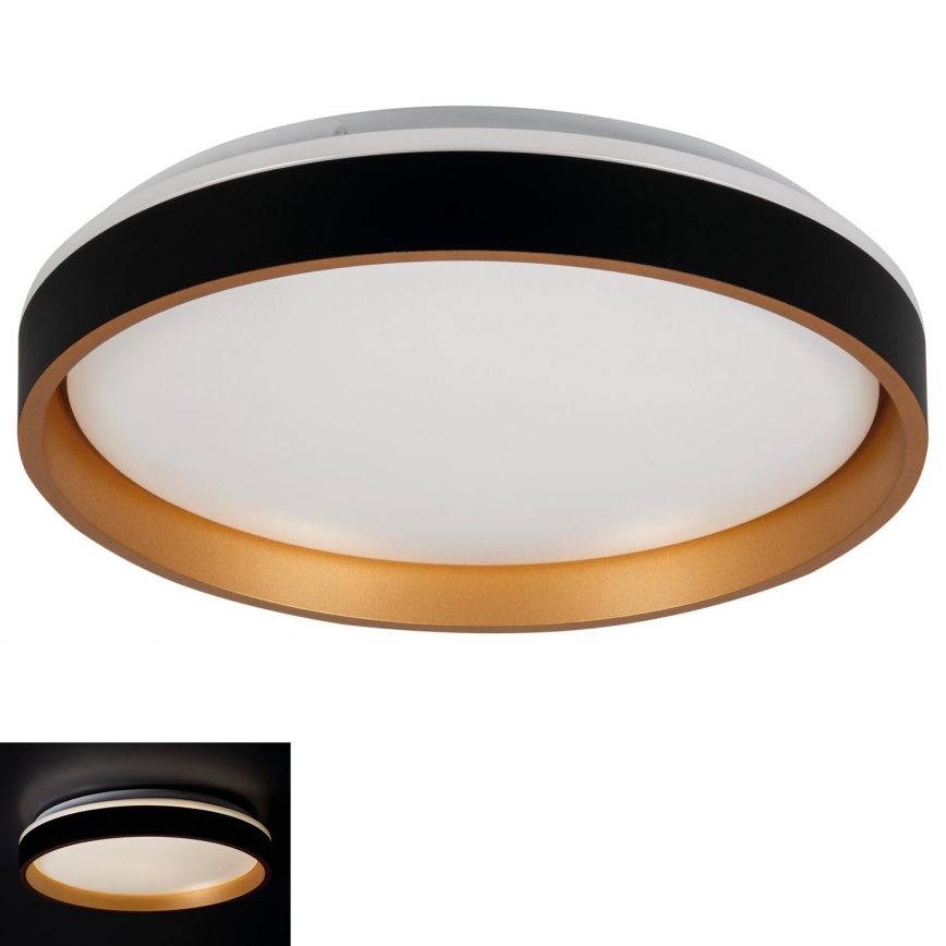 LED Laevalgusti SOLN LED/17,5W/230V d. 38 cm must/kuldne