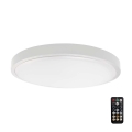 LED Laevalgusti vannituppa anduriga SAMSUNG CHIP LED/24W/230V IP44 3000K d. 35 cm valge + kaugjuhtimispult