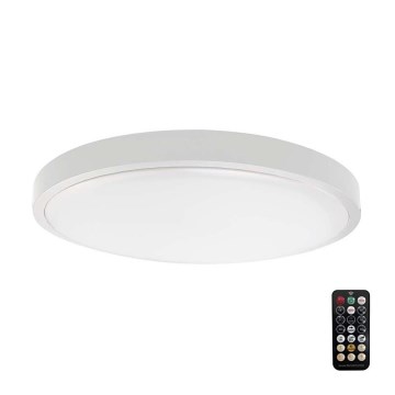 LED Laevalgusti vannituppa anduriga SAMSUNG CHIP LED/36W/230V IP44 4000K d. 42 cm valge + kaugjuhtimispult