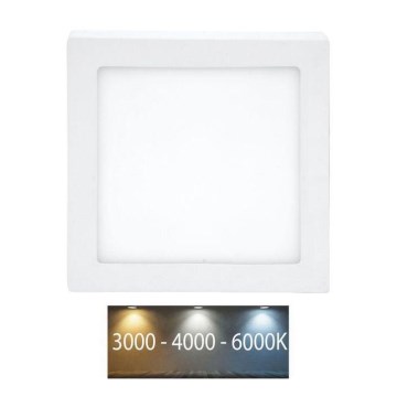 LED Laevalgusti vannituppa RAFA LED/12W/230V 3000/4000/6000K 17x17 cm IP44 valge