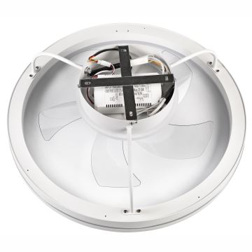 LED Hämardatav laevalgusti ventilaatoriga FARGO LED/37W/230V valge + kaugjuhtimispult