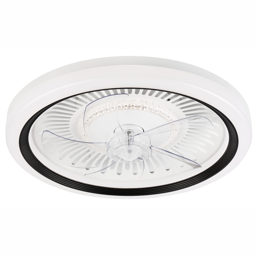 LED Hämardatav laevalgusti ventilaatoriga GEMMA LED/37W/230V valge + kaugjuhtimispult