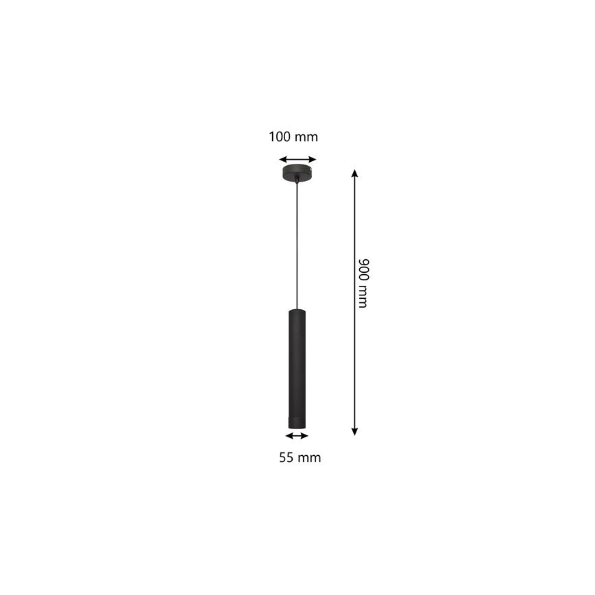 LED Lühter TUBA 1xGU10/4,8W/230V must