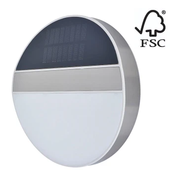 LED Päikesepaneeliga majanumber LED/3x0,1W/2,4V IP44 - FSC sertifitseeritud