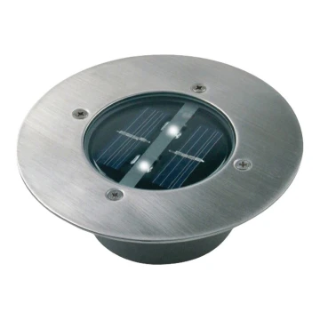 LED Päikesepaneeliga prožektor koos anduriga LED/0,12W/2xAAA IP67 roostevaba rõngas