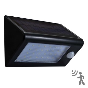 LED Päikesepaneeliga seinavalgusti koos anduriga LED/5W IP44