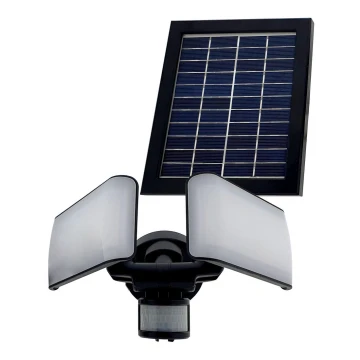 LED Päikesepaneeliga väli prožektor anduriga LED/20W/5,5V IP44