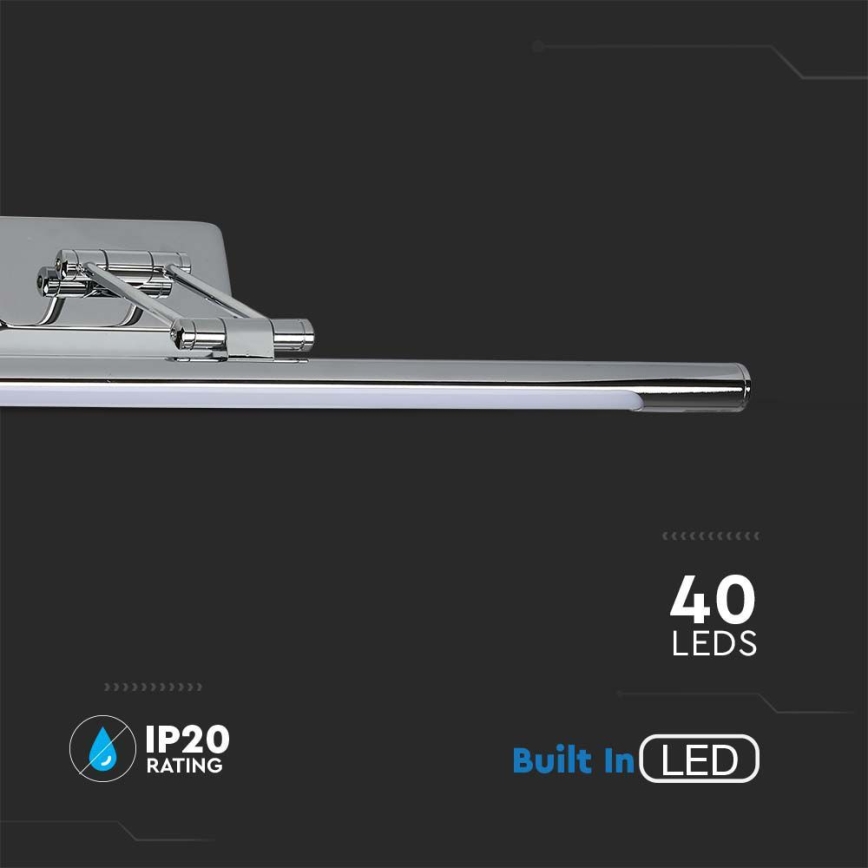 LED Peeglivalgustus LED/9W/230V 3000K 50cm kroom