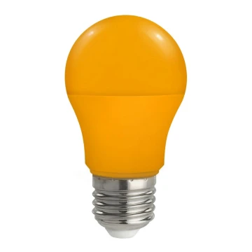 LED Pirn A50 E27/4,9W/230V oranž