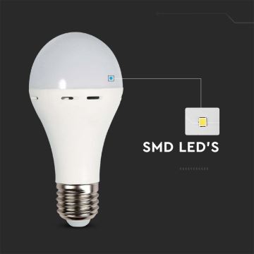 LED Pirn avarirežiimiga A70 E27/9W/230V 4000K