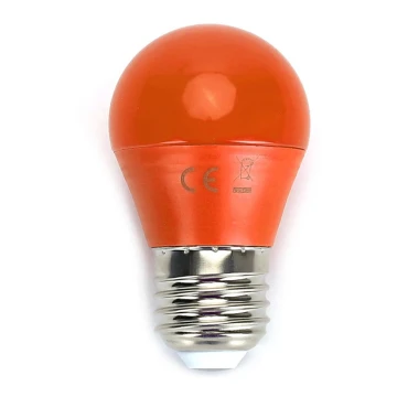LED Pirn G45 E27/4W/230V oranž - Aigostar