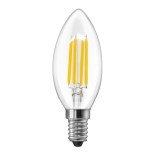 LED Pirn VINTAGE C35 E14/6W/230V 3000K – Brilagi