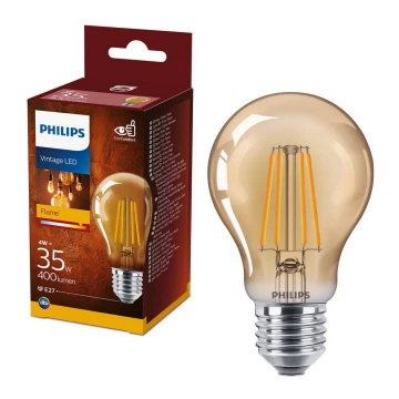 LED Pirn VINTAGE Philips A60 E27/4W/230V 2500K