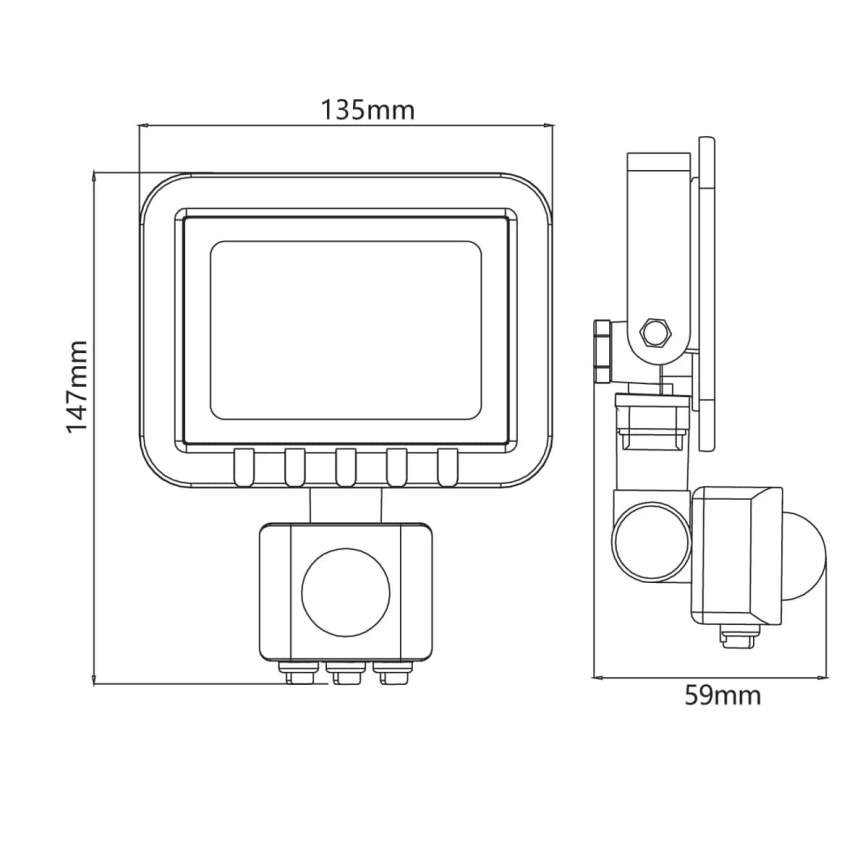 LED Prožektor anduriga LED/20W/230V IP65