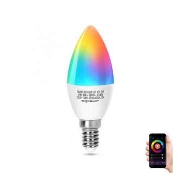 LED RGBW Pirn C37 E14/5W/230V 3000-6500K Wi-Fi - Aigostar