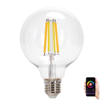 LED RGBW Pirn FILAMENT G95 E27/4,9W/230V 2700K - Aigostar