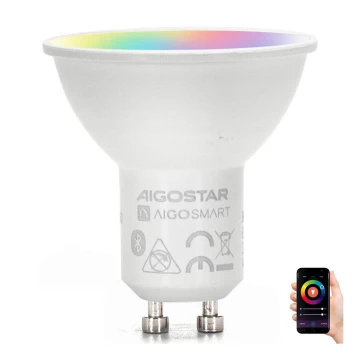 LED RGBW Pirn GU10/6,5W/230V 2700-6500K - Aigostar