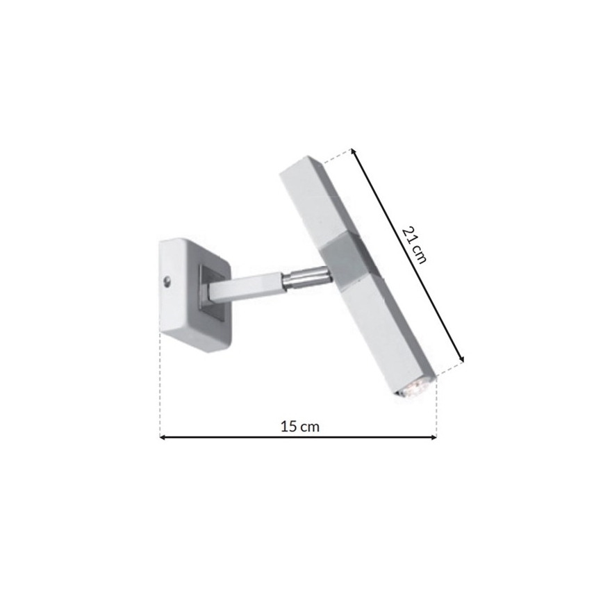 LED Seinavalgusti CASTRO 1xG9/7W/230V