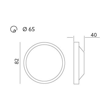 LED Süvistatav valgusti HALO LED/5W/230V 3000K