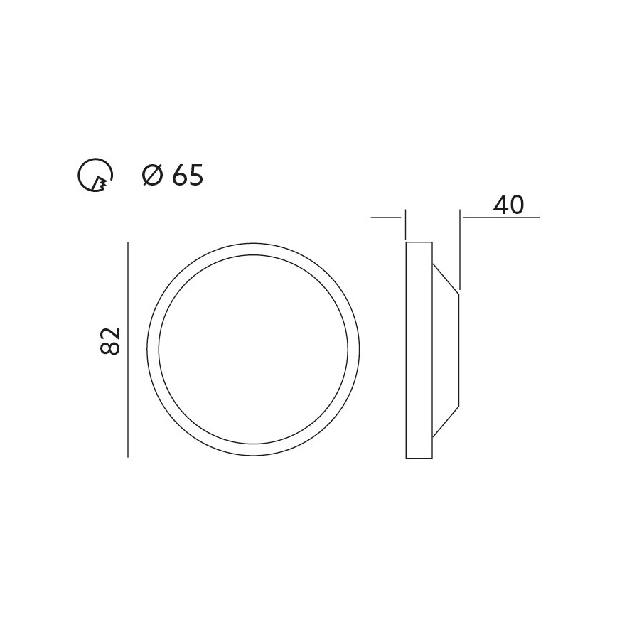 LED Süvistatav valgusti HALO LED/5W/230V 3000K