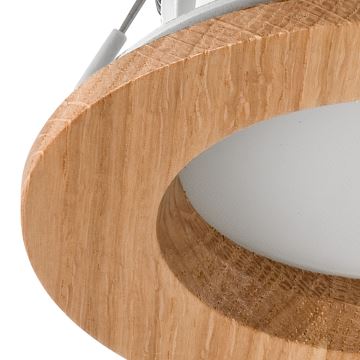 LED Süvistatav valgusti WOODY SPOT LED/5,5W/230V 4000K tamm ø 10 cm