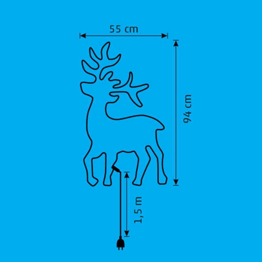 LED Väli jõulukaunistus LED/50W/230V IP44