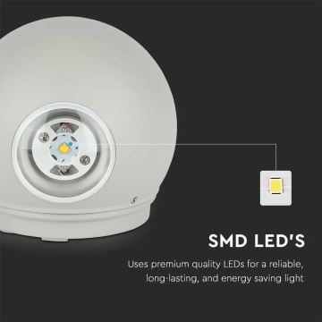 LED Väli seinavalgusti LED/6W/230V 3000K IP65 hall