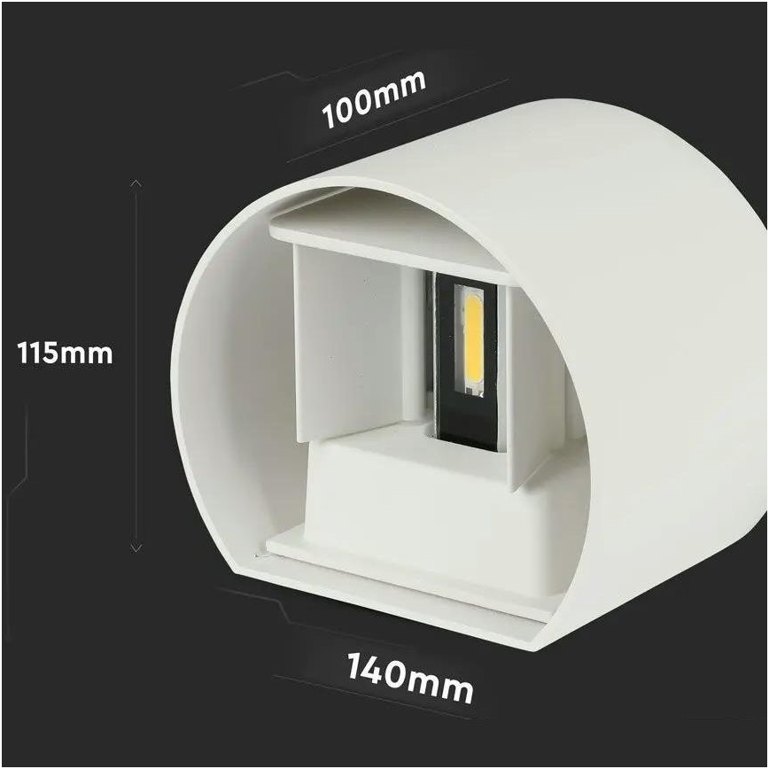 LED Väli seinavalgusti LED/6W/230V 4000K IP65 valge