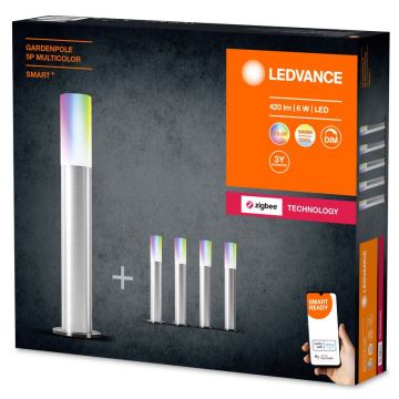 Ledvance - KOMPLEKT 5x LED RGBW Hämardatav väli lamp SMART+ GARDENPOLE LED/6W/230V IP44