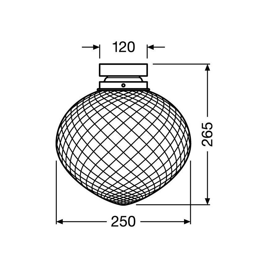 Ledvance - Laevalgusti PINEAPPLE 1xE27/40W/230V