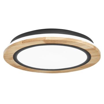 Ledvance - LED Hämardatav laevalgusti SMART+ ORBIS WOOD LED/24W/230V 2700-6500K tamm Wi-Fi