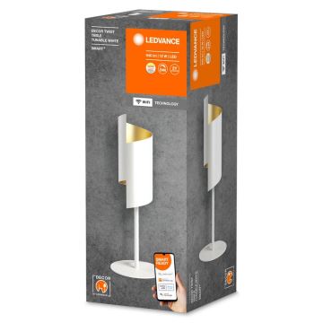 Ledvance - LED Hämardatav laualamp SMART+ DECOR TWIST LED/12W/230V 3000-6500K Wi-Fi valge