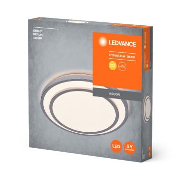 Ledvance - LED Laevalgusti ORBIS BERLIN LED/36W/230V hõbedane