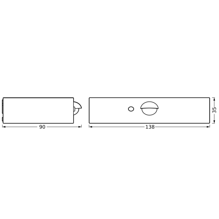 Ledvance - LED Päikesepaneeliga seinavalgusti koos anduriga ENDURA SOLAR LED/3W/4,2V IP65