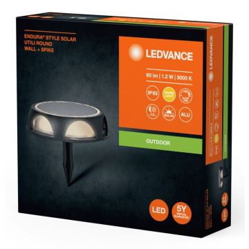 Ledvance - LED Hämardatav päikesepaneeliga lamp ENDURA STYLE SOLAR LED/1,2W/3,7V IP65