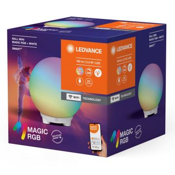 Ledvance - LED RGBW Hämardatav laetav laualamp SMART+ MAGIC LED/2,5W/5V 2200-6500K Wi-Fi