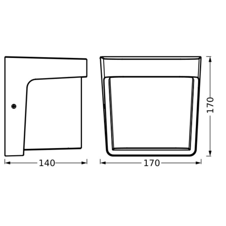 Ledvance - LED Väli seinavalgusti ENDURA STYLE IHSAN LED/11W/230V IP65