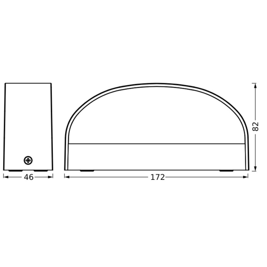 Ledvance - LED Väli seinavalgusti ENDURA STYLE ILAY 2xLED/3,8W/230V IP65