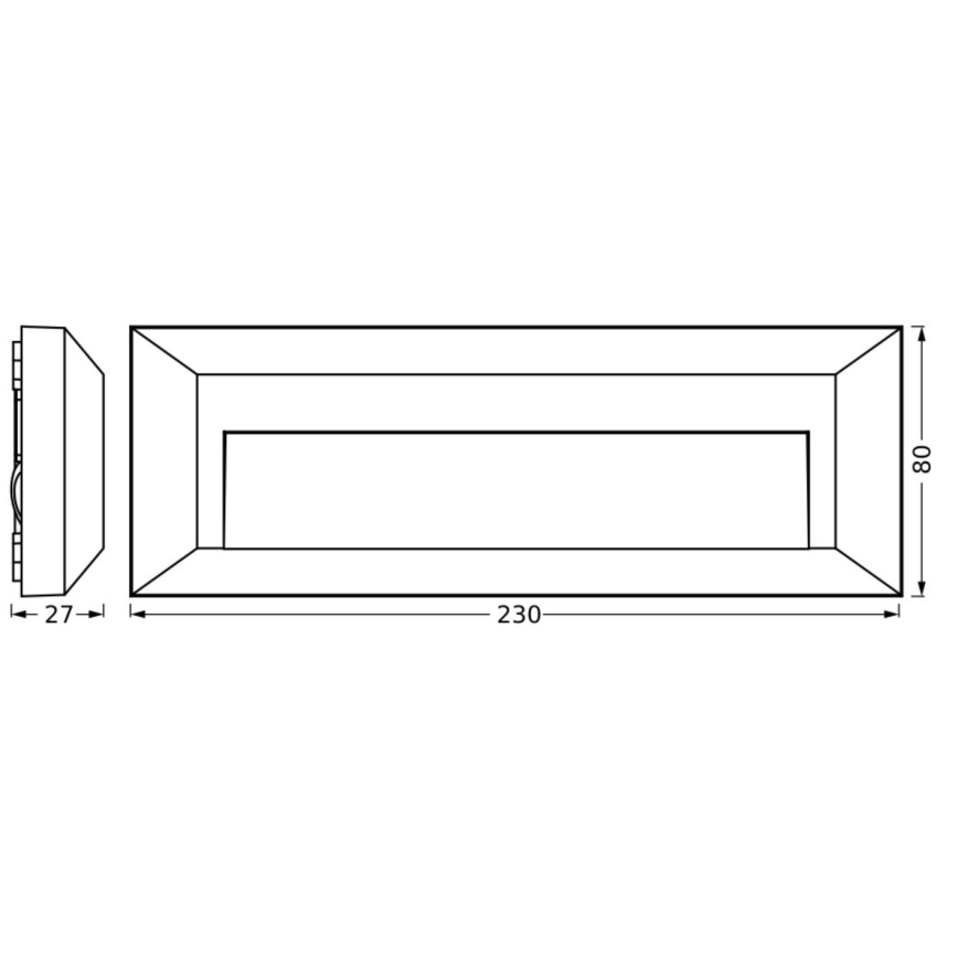 Ledvance - LED Väli seinavalgusti ENDURA STYLE IVAN LED/1,9W/230V IP65