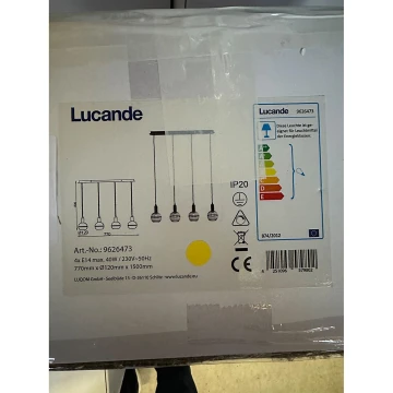 Lucande - Lühter ABLY 4xE14/40W/230V