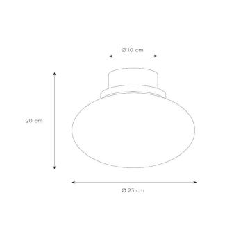 Lucide 03140/23/65 - Laevalgusti LORENA 1xE27/40W/230V IP44 must