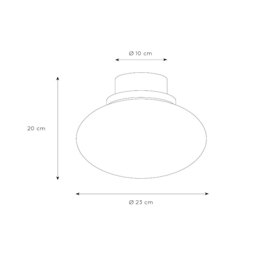 Lucide 03140/23/65 - Laevalgusti LORENA 1xE27/40W/230V IP44 must