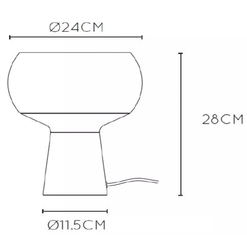 Lucide 05540/01/30 - Laualamp FARRIS 1xE27/25W/230V must