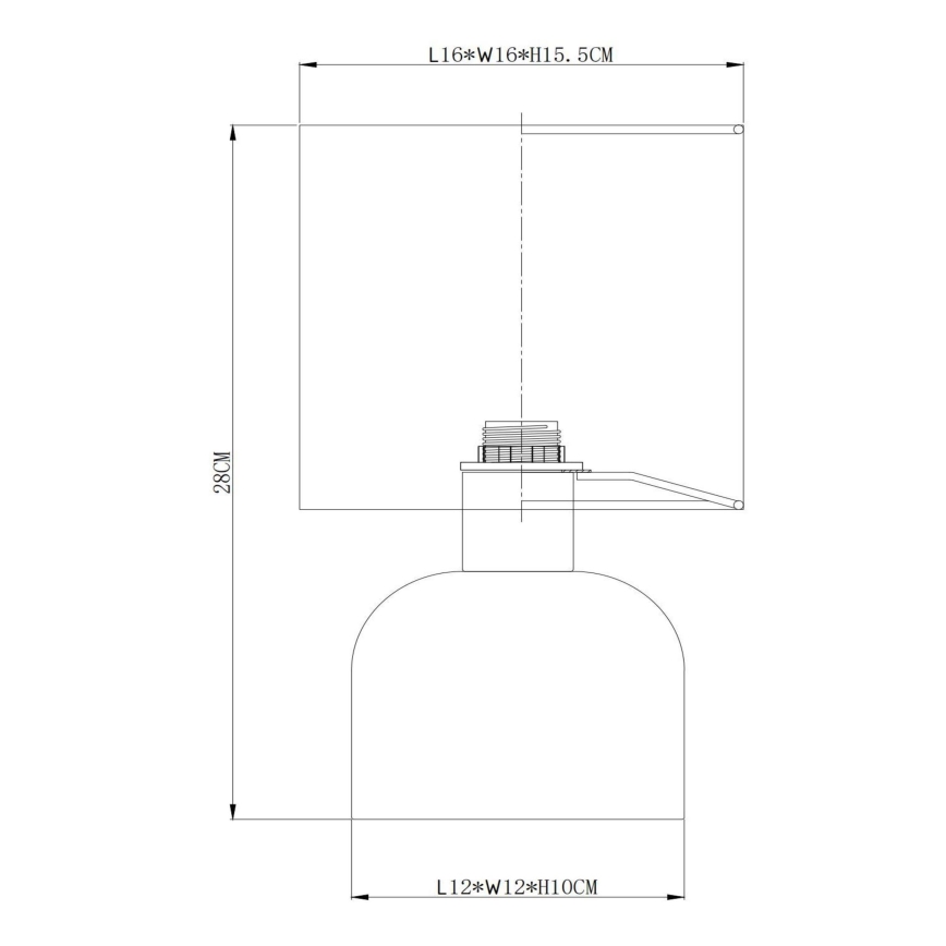 Lucide 10516/01/33 - Laualamp WOOLLY 1xE14/40W/230V roheline