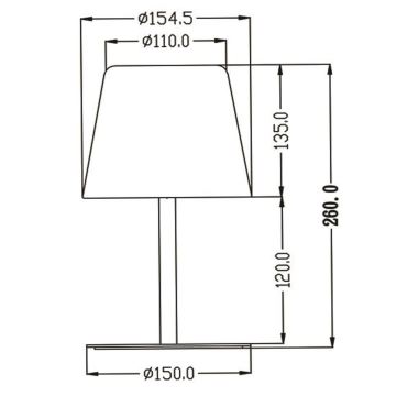 Lucide 13815/02/99 - LED RGBW Hämardatav välilamp RIO LED/1,8W/4V IP44 must