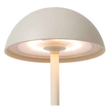 Lucide 15500/02/31 - LED Hämardatav puutetundlik väli lamp JOY LED/1,5W/4V IP54 valge