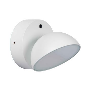 Lucide 22865/12/31 - LED Väli seinavalgusti koos anduriga FINN LED/12W/230V IP54 valge