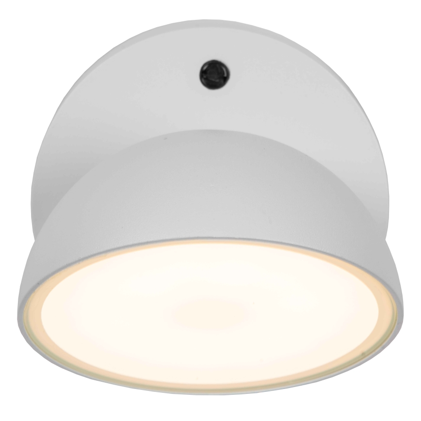 Lucide 22865/12/31 - LED Väli seinavalgusti koos anduriga FINN LED/12W/230V IP54 valge