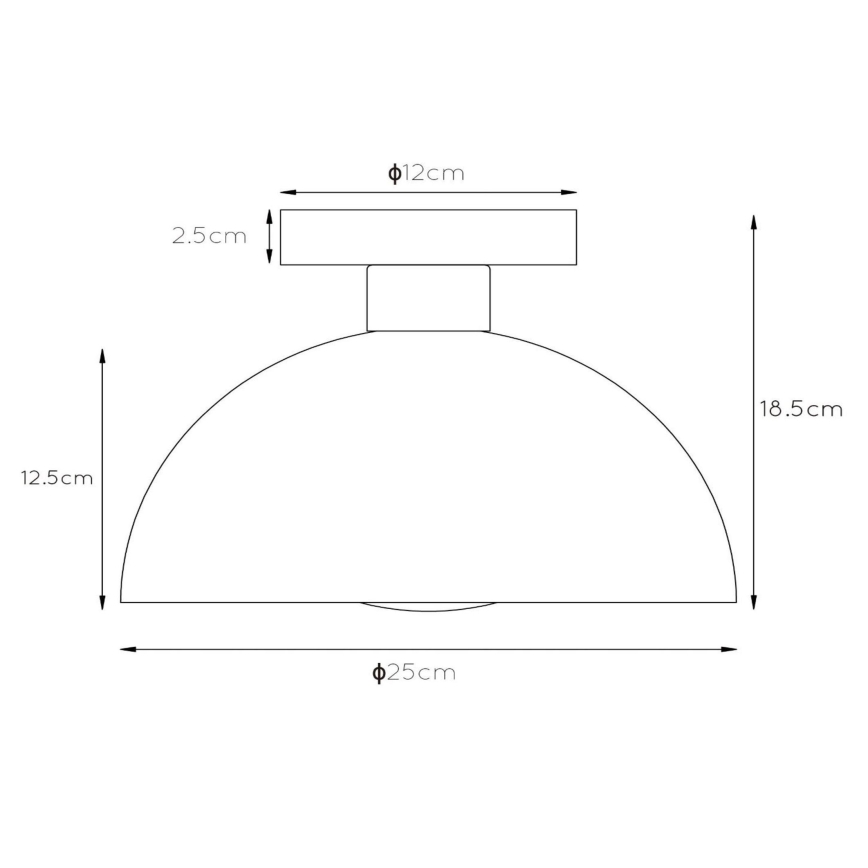 Lucide 45196/01/30 - Laevalgusti SIEMON 1xE27/40W/230V must