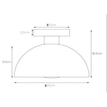 Lucide 45196/01/33 - Laevalgusti SIEMON 1xE27/40W/230V roheline